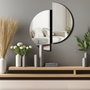 Wallity Ozgl522 Espejo Decorativo Plateado 44 x 50 cm